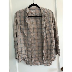 Madewell plaid button down